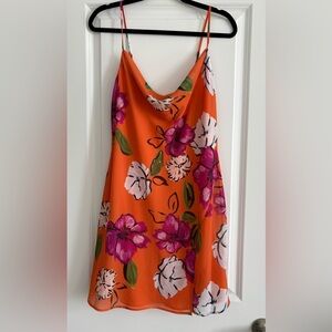 Floral Orange Dynamite Dress